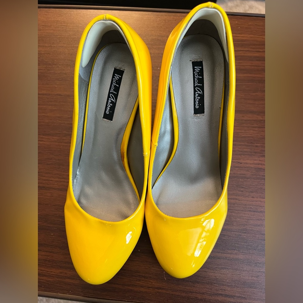 Yellow heels